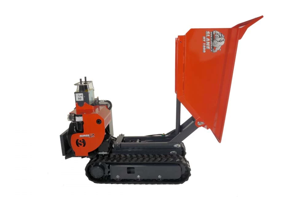 Dumper improving efficiency on a London building site